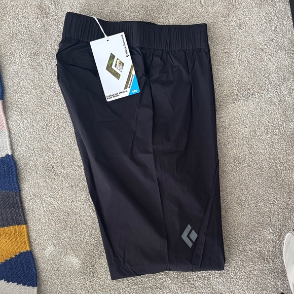 Black Diamond Pants - Black Diamond Women’s Stormline Rain Pants in Black Medium